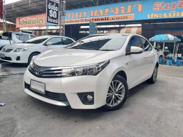 TOYOTA ALTIS 1.8 V NAVI ปี2014 สีขาว รุ่น top สุดไม่เคยติดแก๊ส